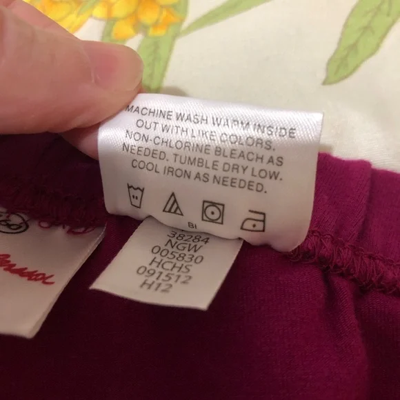 Hanna Andersson Kids' Magenta and Violet Joggers - Picture 6 of 10